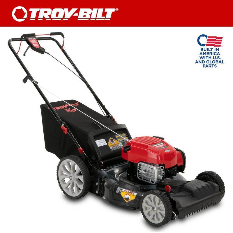 Troy-Bilt XP 21 in. 163cc Briggs and Stratton ReadyStart Engine Gas FWD Self Propelled Walk Behind Lawn Mower - TB230B XP
