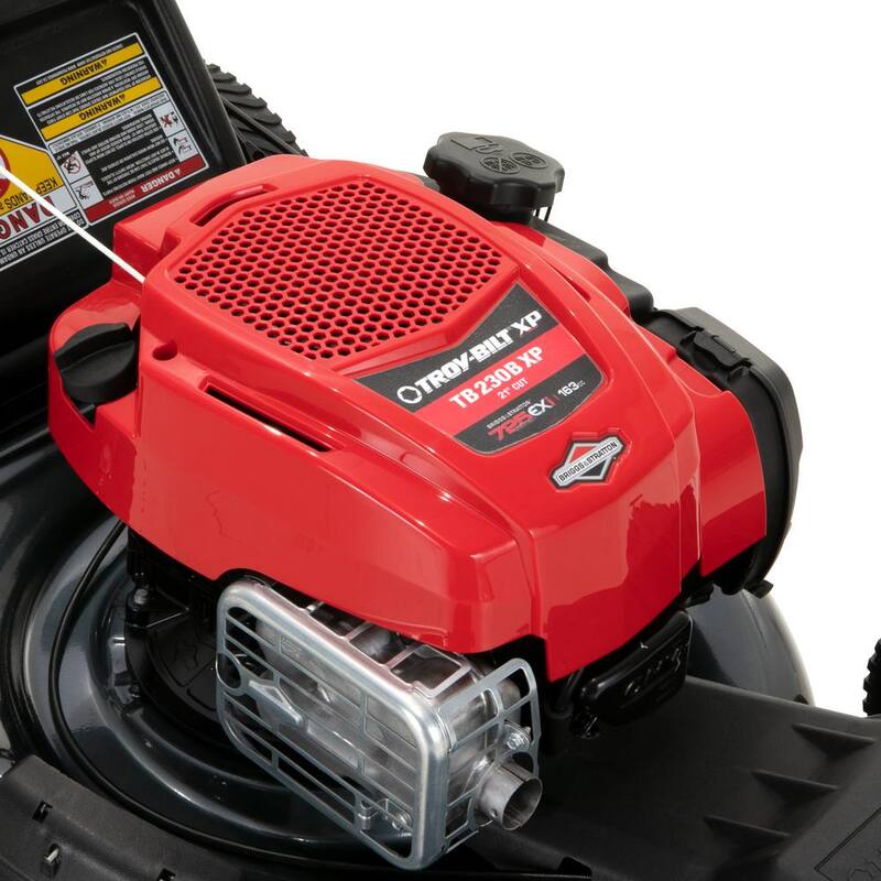 Troy-Bilt XP 21 in. 163cc Briggs and Stratton ReadyStart Engine Gas FWD Self Propelled Walk Behind Lawn Mower - TB230B XP