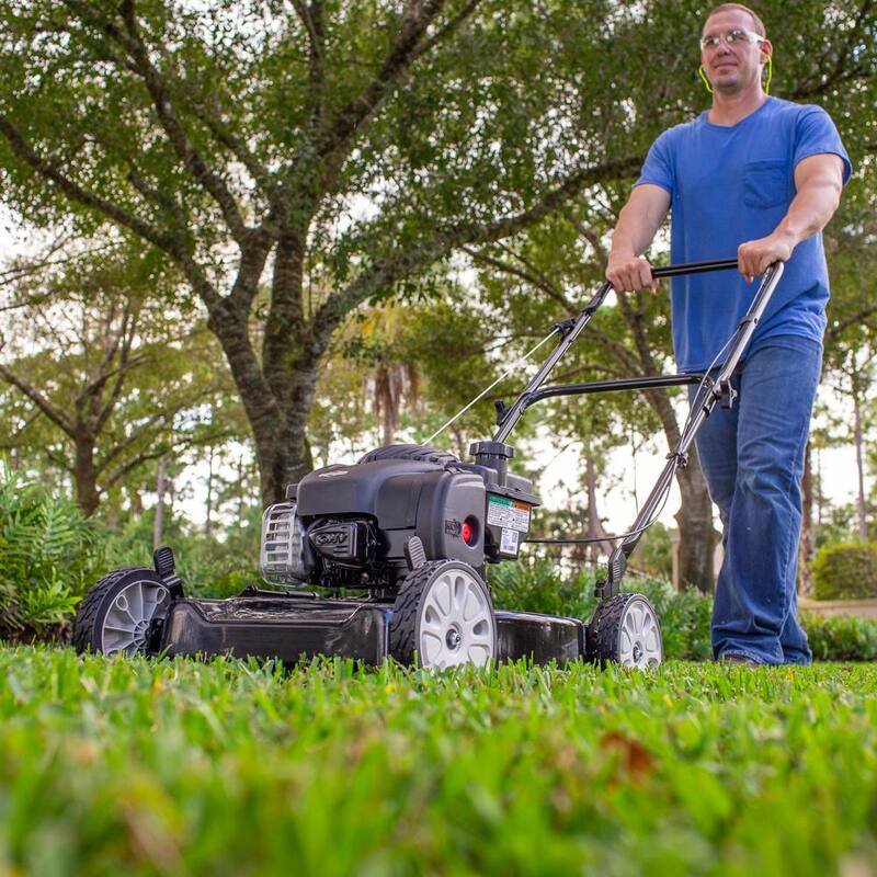 Murray 20 in. 125 cc Briggs & Stratton Walk Behind Gas Push Lawn Mower with 4 Wheel Height Adjustment and Prime 'N Pull Start - MNA152506