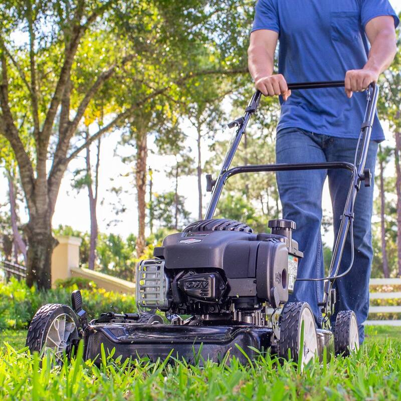 Murray 20 in. 125 cc Briggs & Stratton Walk Behind Gas Push Lawn Mower with 4 Wheel Height Adjustment and Prime 'N Pull Start - MNA152506