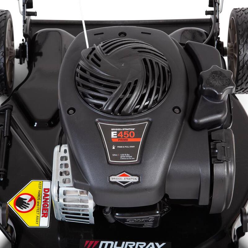 Murray 20 in. 125 cc Briggs & Stratton Walk Behind Gas Push Lawn Mower with 4 Wheel Height Adjustment and Prime 'N Pull Start - MNA152506