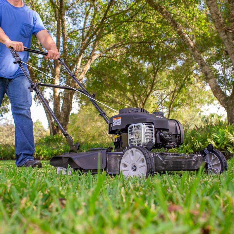 Murray 20 in. 125 cc Briggs & Stratton Walk Behind Gas Push Lawn Mower with 4 Wheel Height Adjustment and Prime 'N Pull Start - MNA152506