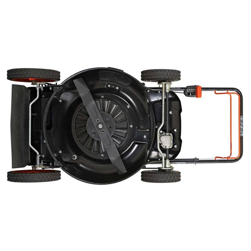 YARDMAX 22 in. 201 cc SELECT PACE 6 Speed CVT High Wheel FWD 3-in-1 Gas Walk Behind Self Propelled Lawn Mower - YG2860