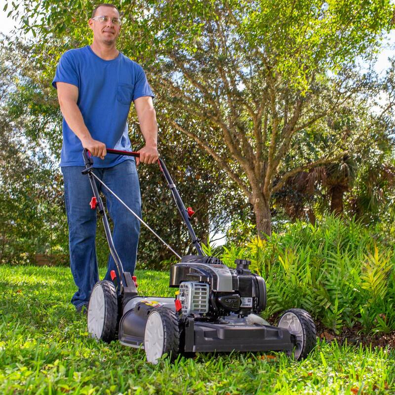 Murray 21 in. 140 cc Briggs and Stratton Walk Behind Gas Push Lawn Mower with Height Adjustment and Prime 'N Pull Start - MNA152702