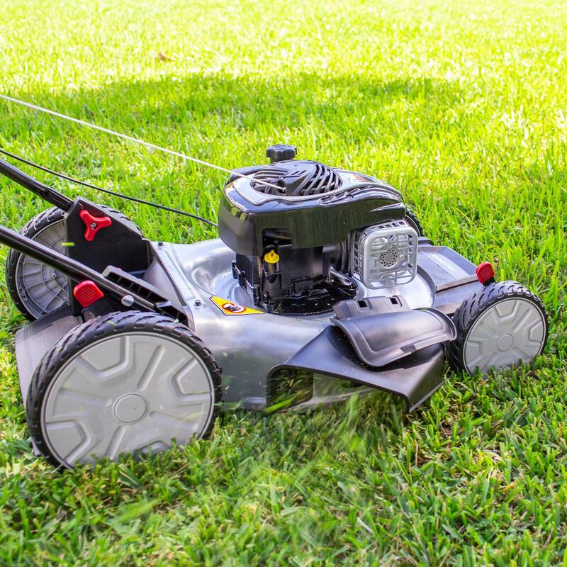 Murray 21 in. 140 cc Briggs and Stratton Walk Behind Gas Push Lawn Mower with Height Adjustment and Prime 'N Pull Start - MNA152702
