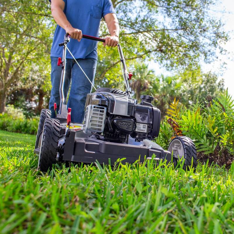 Murray 21 in. 140 cc Briggs and Stratton Walk Behind Gas Push Lawn Mower with Height Adjustment and Prime 'N Pull Start - MNA152702