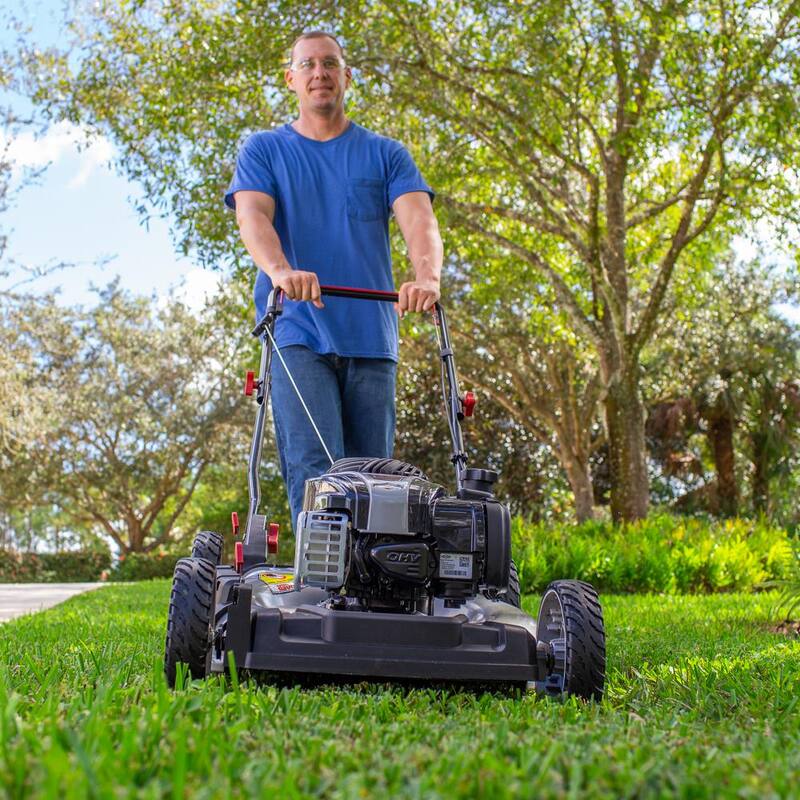 Murray 21 in. 140 cc Briggs and Stratton Walk Behind Gas Push Lawn Mower with Height Adjustment and Prime 'N Pull Start - MNA152702