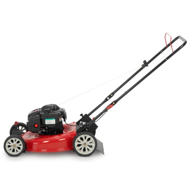 Troy-Bilt 21 in. 140 cc Briggs and Stratton Gas Walk Behind Push Lawn Mower with Mulching Kit Included - TB105B