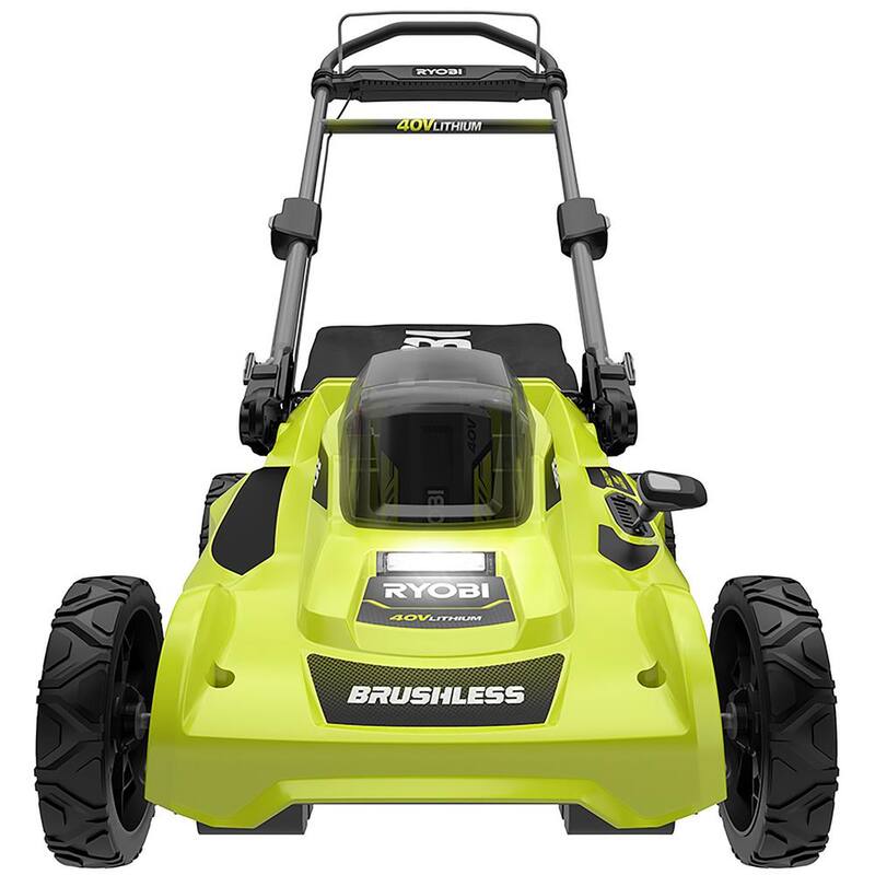 RYOBI 40V Brushless 20 in. Cordless Battery Walk Behind Push Lawn Mower with 6.0 Ah Battery and Charger - RY401110