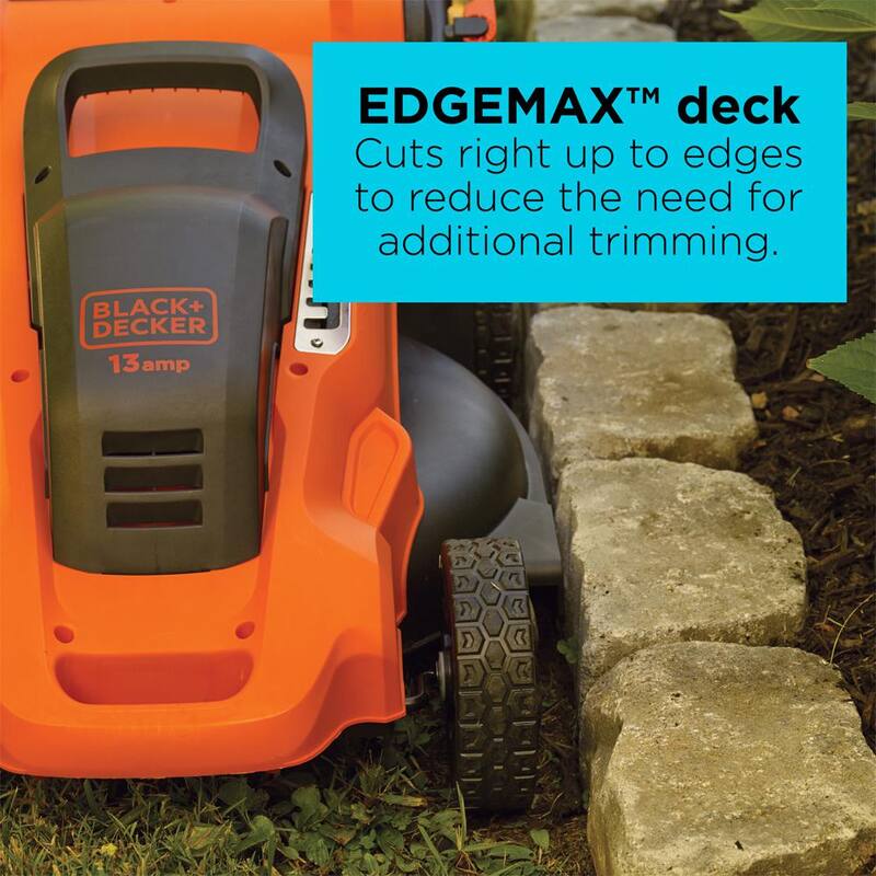 BLACK+DECKER 20 in. 13 AMP Corded Electric Walk Behind Push Lawn Mower - MM2000