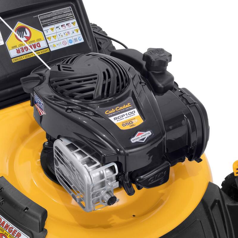 Cub Cadet 21 in. 140cc Briggs And Stratton Engine 3-in-1 Gas Walk Behind Push Lawn Mower - SCP100