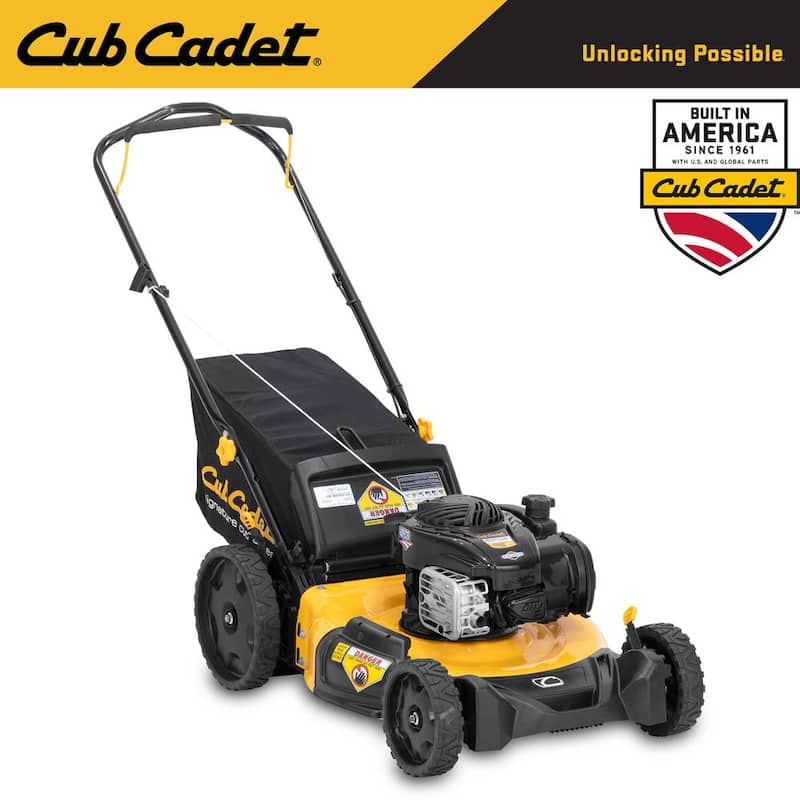 Cub Cadet 21 in. 140cc Briggs And Stratton Engine 3-in-1 Gas Walk Behind Push Lawn Mower - SCP100