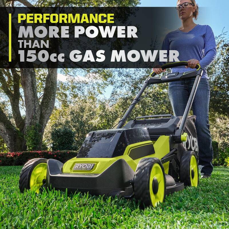 RYOBI 40V HP Brushless 20 in. Cordless Battery Walk Behind Push Mower (Tool Only) - RY401017BTL