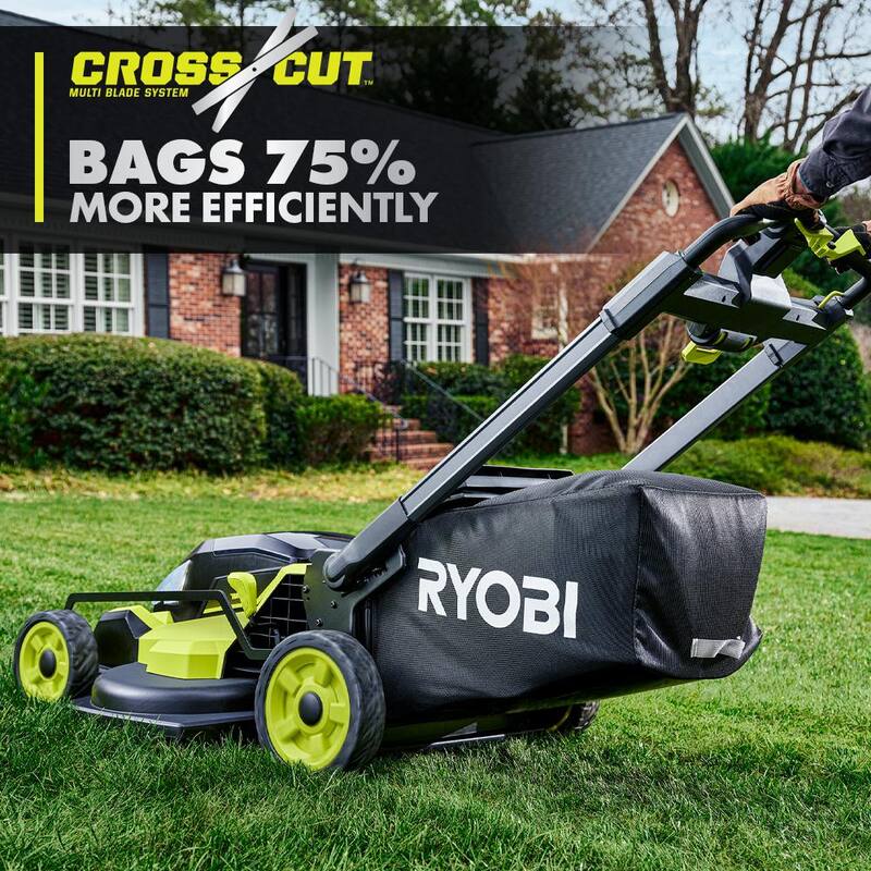 RYOBI 80V HP Brushless Battery Cordless Electric 30 in. Multi-Blade Mower with Battery and Charger - RYPM8010