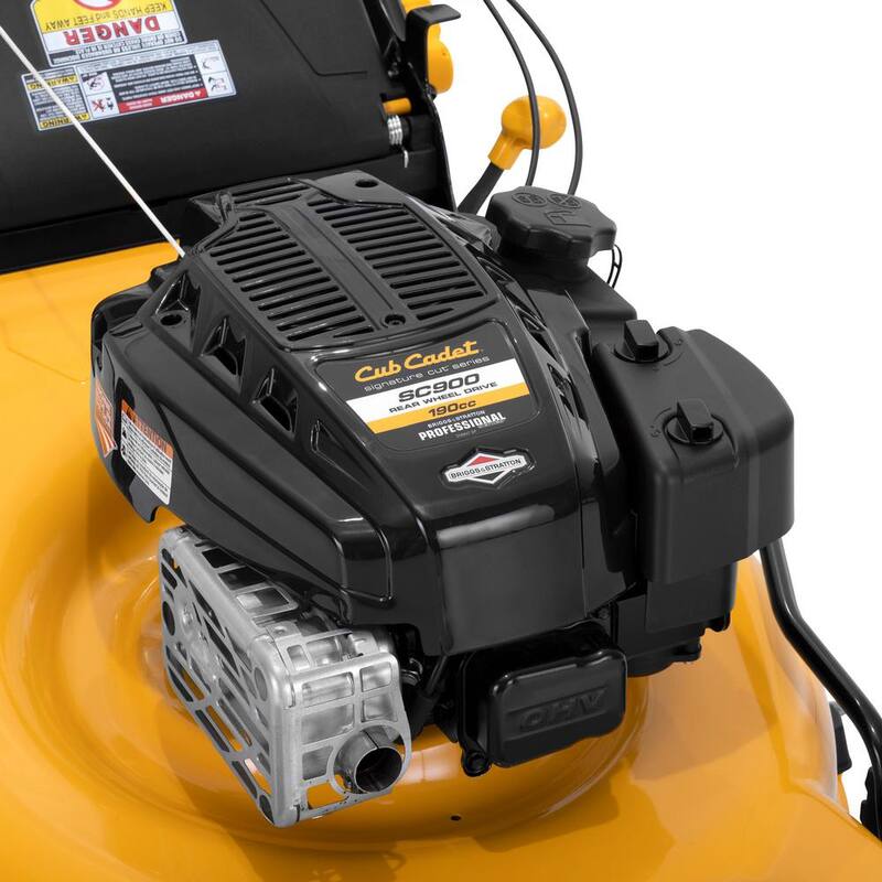 Cub Cadet 23 in. 190cc Briggs and Stratton Engine Rear Wheel Drive 3-in-1 Gas Self Propelled Walk Behind Lawn Mower - SC900