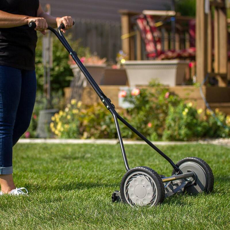 Great States Corporation 16 in. 5-Blade Manual Walk Behind Reel Lawn Mower - 415-16-21