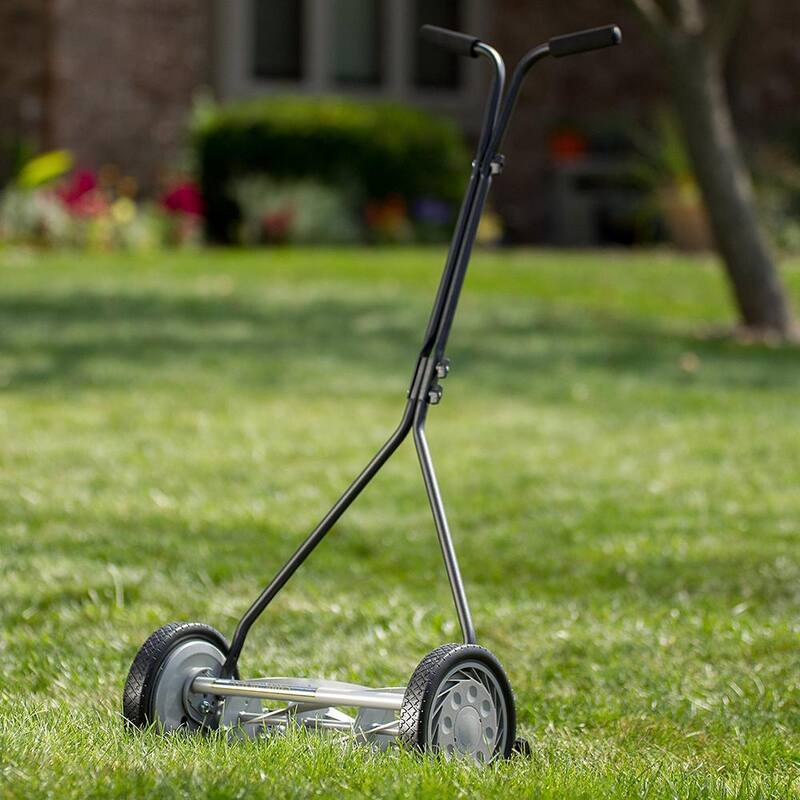 Great States Corporation 16 in. 5-Blade Manual Walk Behind Reel Lawn Mower - 415-16-21