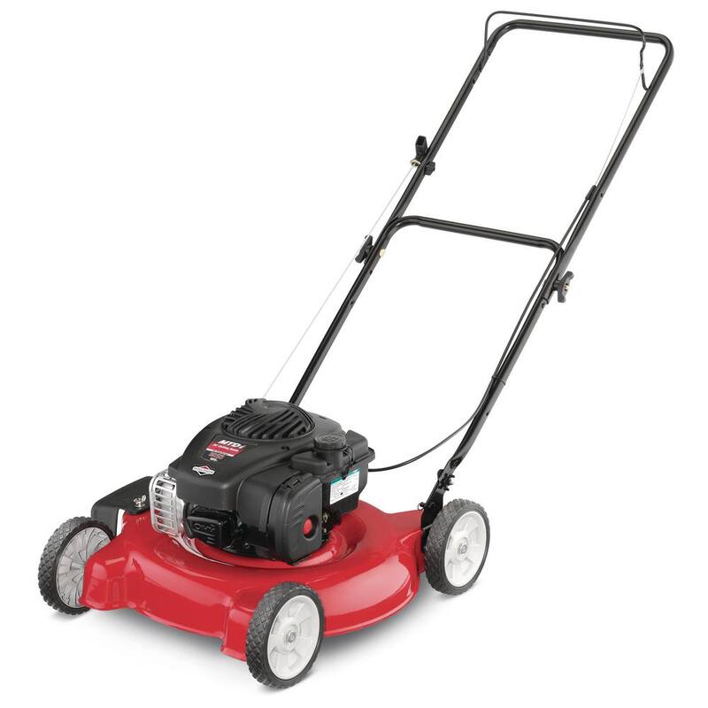Yard Machines 20 in. 125 cc OHV Briggs and Stratton Gas Walk Behind Push Mower - 11A-02BT729