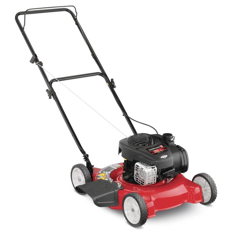 Yard Machines 20 in. 125 cc OHV Briggs and Stratton Gas Walk Behind Push Mower - 11A-02BT729