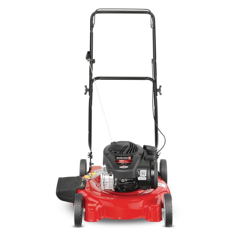 Yard Machines 20 in. 125 cc OHV Briggs and Stratton Gas Walk Behind Push Mower - 11A-02BT729