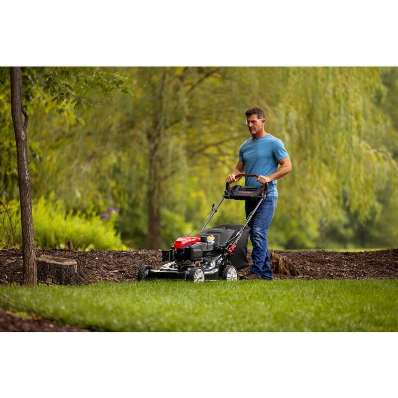 Troy-Bilt XP 23 in. 190cc Briggs and Stratton Engine Rear Wheel Drive 3-in-1 Gas Self Propelled Walk Behind Lawn Mower - TB WC23 XP