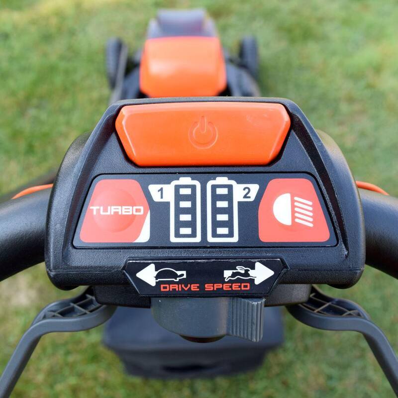 ECHO eFORCE 56V 21 in. Cordless Battery Walk Behind Self-Propelled Lawn Mower with 5.0Ah Battery and Charger - DLM-2100SPC2