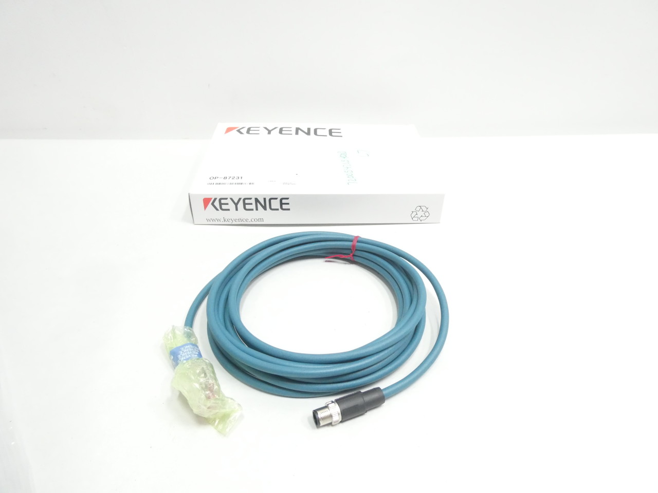 KEYENCE OP-87231 ETHERNET CORDSET CABLE - MRO INDUSTRIAL