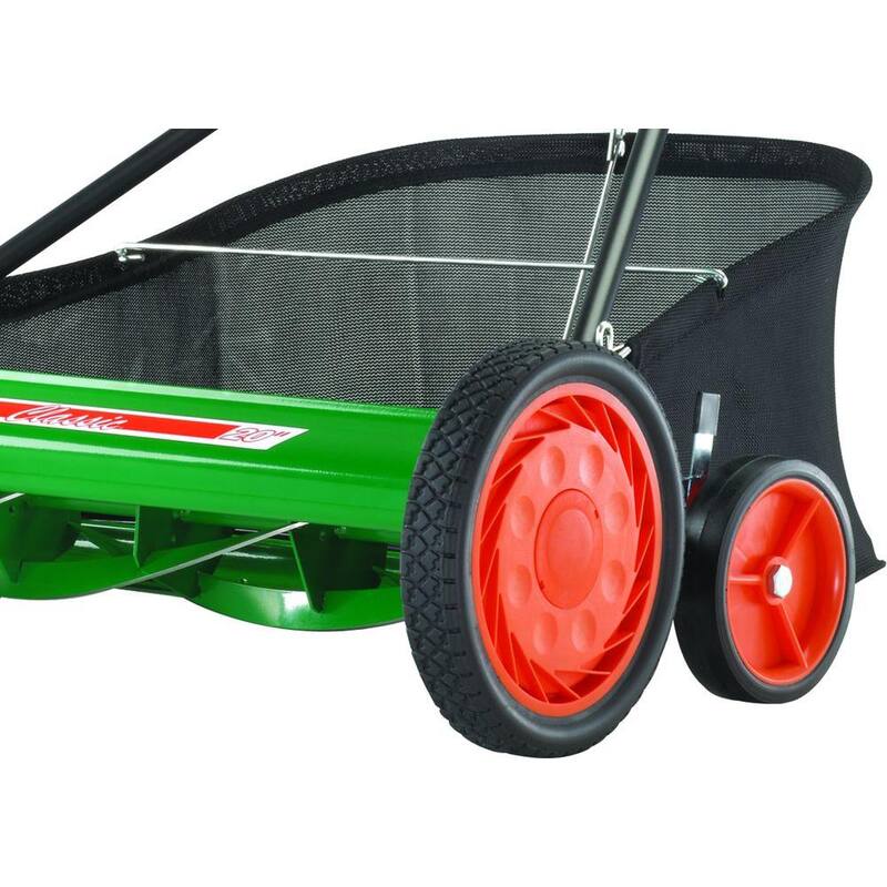 Scotts 20 in. Manual Walk Behind Reel Lawn Mower, Includes Grass Catcher - 2010-20SG