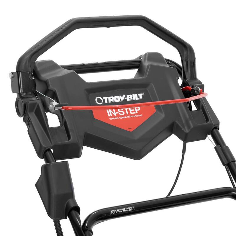 Troy-Bilt 28 in. 223cc Gas Walk Behind Self Propelled Lawn Mower with High Rear Wheels, 3-in-1 Cutting TriAction Cutting System - TBWC 28B