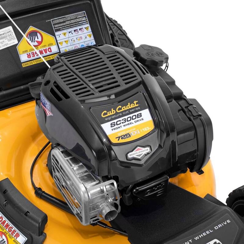 Cub Cadet 21 in. 163cc Briggs And Stratton Engine Front Wheel Drive 3-in-1 Gas Self Propelled Walk Behind Lawn Mower - SC300B