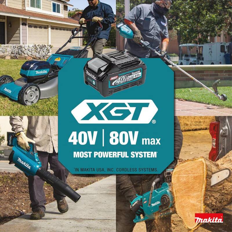 Makita 40V max XGT Brushless Cordless 21 in. Walk Behind Self-Propelled Commercial Lawn Mower Kit (8.0Ah) - GML01PL