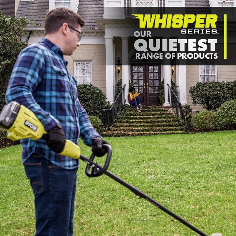 RYOBI ONE+ HP 18V Brushless 16 in. Cordless Battery Push Lawn Mower, String Trimmer & Blower w/(3) Batteries & (2) Chargers - P1190VNM-PBLCK201K
