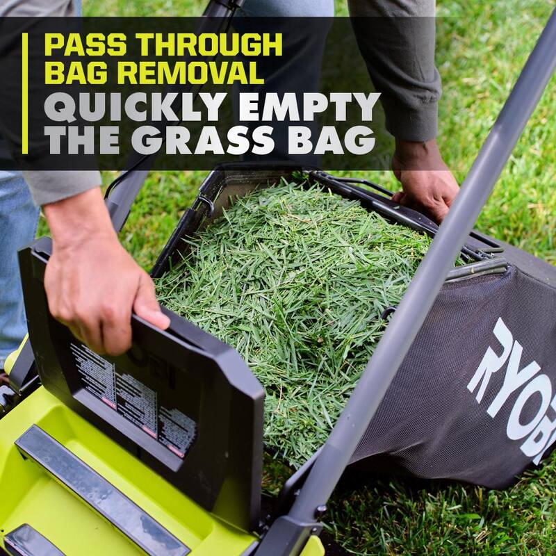 RYOBI 40V HP Brushless 20 in. Cordless Battery Walk Behind Push Mower and Trimmer - (2) Batteries/(2) Rapid Chargers - RY401170VNM-RY40HPST01K