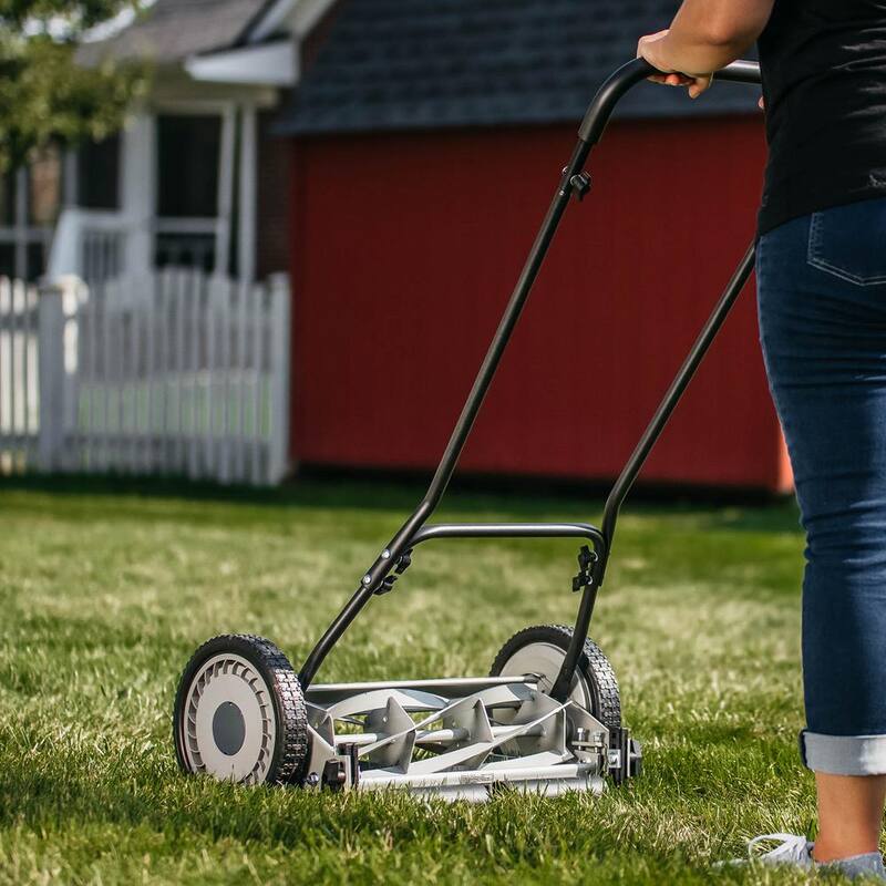 American Lawn Mower Company 18 in. 5-Blade Manual Walk Behind Reel Lawn Mower - 1815-18-21