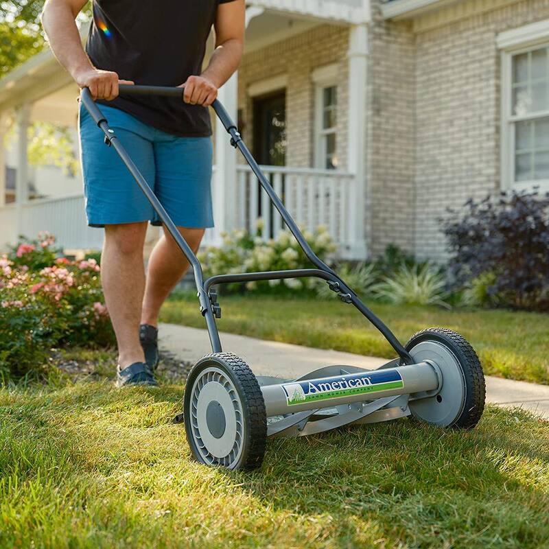 American Lawn Mower Company 18 in. 5-Blade Manual Walk Behind Reel Lawn Mower - 1815-18-21