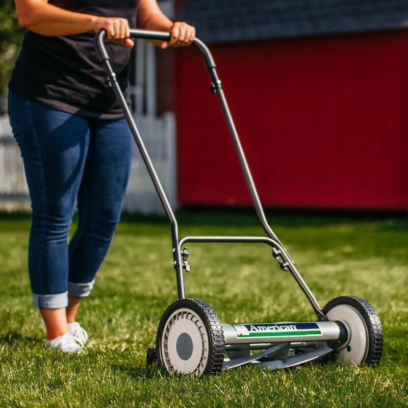American Lawn Mower Company 18 in. 5-Blade Manual Walk Behind Reel Lawn Mower - 1815-18-21