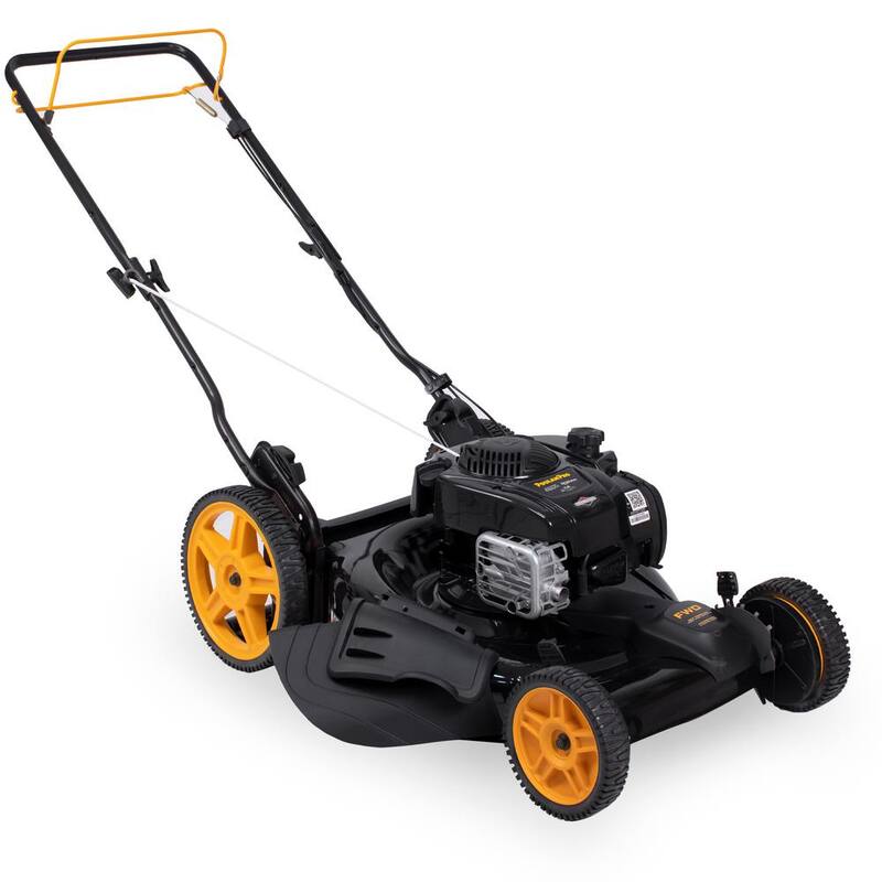 Poulan PRO 625Ex 22 in. 150 cc Briggs and Stratton Gas FWD Walk Behind 3-in 1 Self-Propelled Lawn Mower - PM22Y625RH