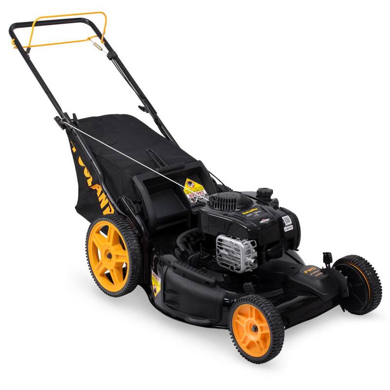 Poulan PRO 625Ex 22 in. 150 cc Briggs and Stratton Gas FWD Walk Behind 3-in 1 Self-Propelled Lawn Mower - PM22Y625RH