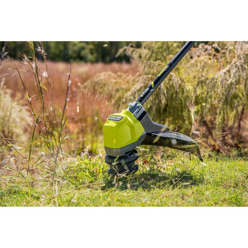 RYOBI 40-Volt HP Brushless Whisper Series 21 in. Walk Behind Self-Propelled All Wheel Drive Mower Trimmer 3 Batteries Chargers - RY401210-4X