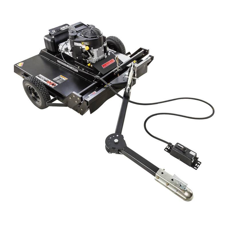 SWISHER Commercial Pro 44 in. 14.5-HP 12-Volt Kawasaki Pull-Behind Rough-Cut Lawn Mower Trail Cutter - RC14544CPKA