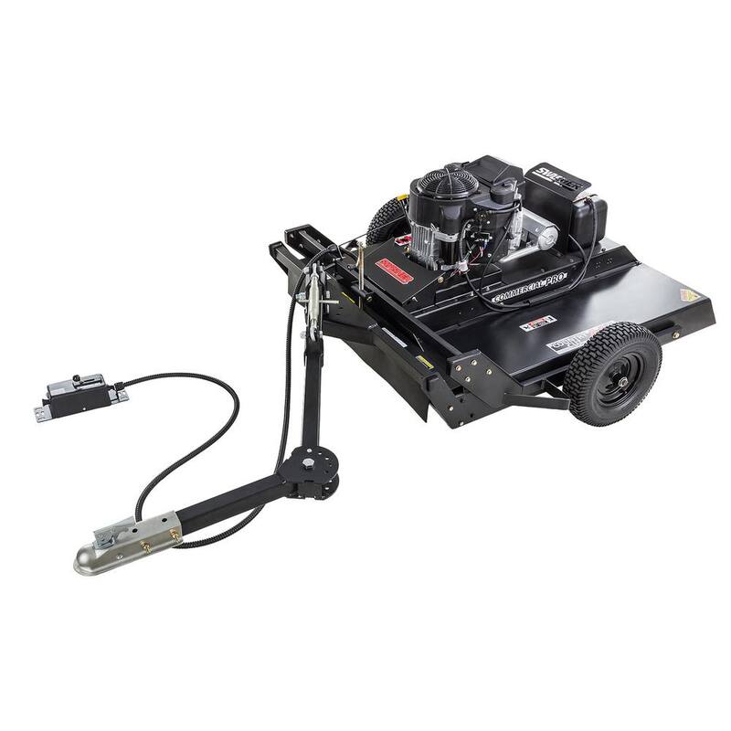 SWISHER Commercial Pro 44 in. 14.5-HP 12-Volt Kawasaki Pull-Behind Rough-Cut Lawn Mower Trail Cutter - RC14544CPKA