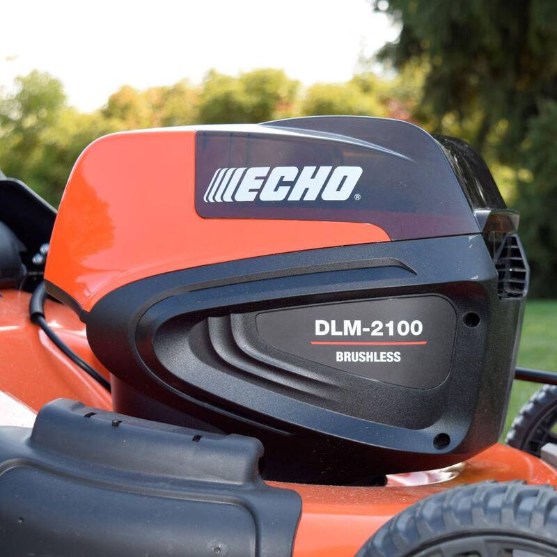 ECHO eFORCE 21 in. 56-Volt Cordless Battery Walk Behind Push Lawn Mower with Two 5.0 Ah Batteries/Rapid Charger - DLM-2100R2-2