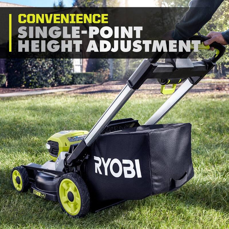 RYOBI 40-Volt HP Brushless 21 in. Cordless Battery Walk Behind Dual-Blade Self-Propelled Mower (Tool Only) - RY401015BTL