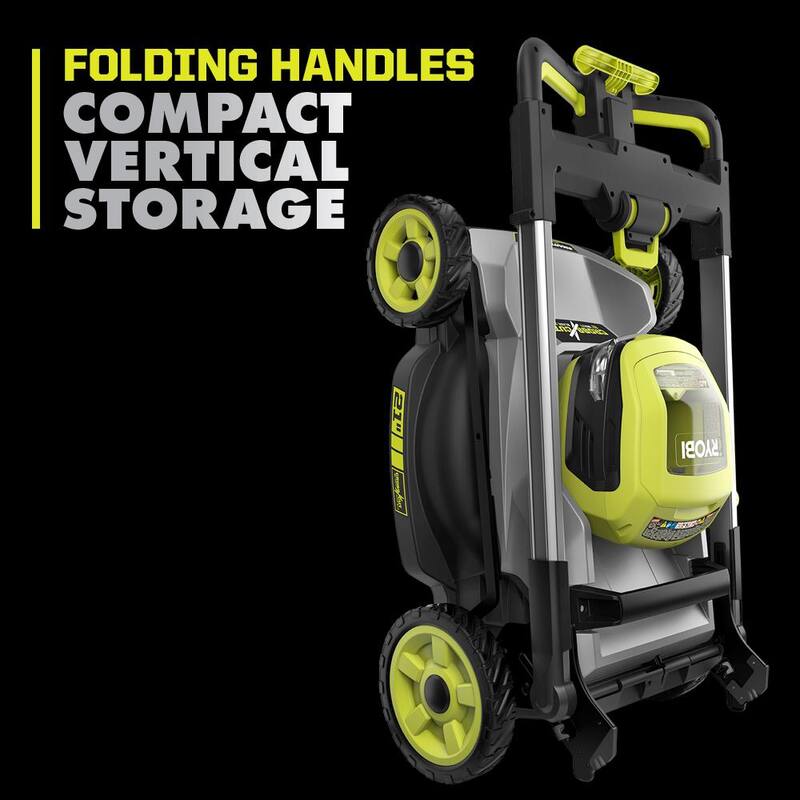 RYOBI 40-Volt HP Brushless 21 in. Cordless Battery Walk Behind Dual-Blade Self-Propelled Mower (Tool Only) - RY401015BTL