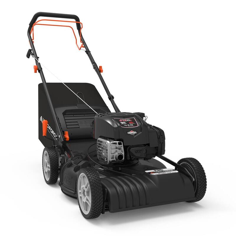 YARD FORCE 21 in. 150cc Briggs & Stratton Just Check and Add Self-Propelled FWD Gas Walk Behind Mower - YF22-3N1SPF