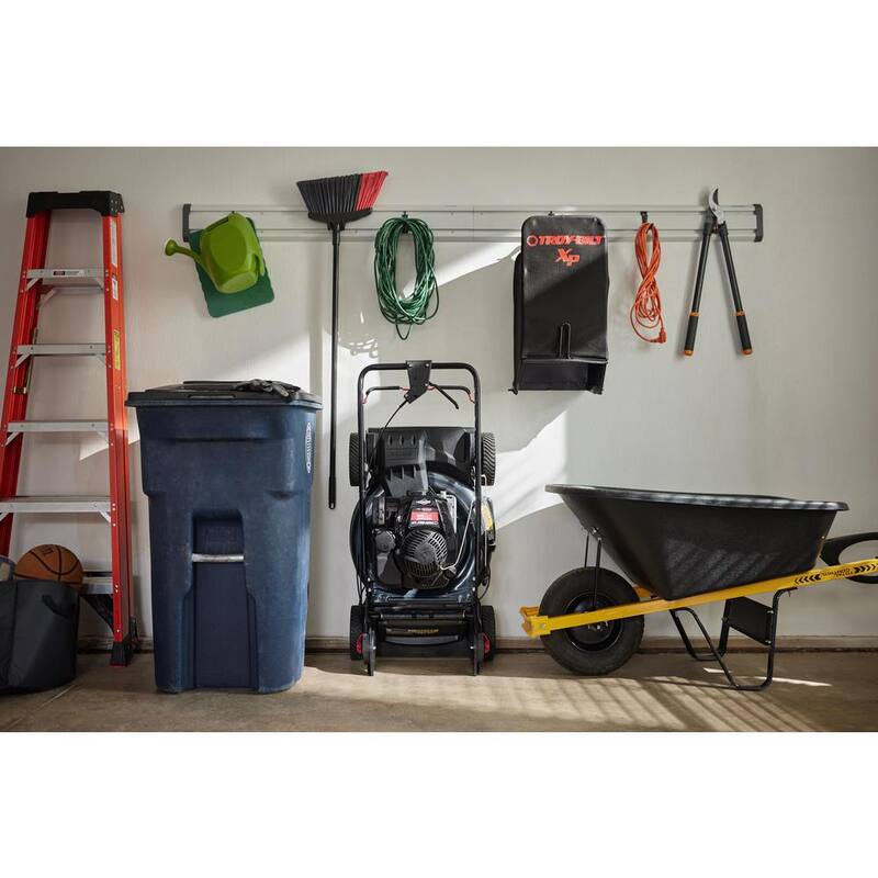 Troy-Bilt XP 21 in. 150 cc Vertical Storage Briggs and Stratton ReadyStart Series Gas Engine 3-in-1 FWD Self Propelled Lawn Mower - TB220B XP Space Savr