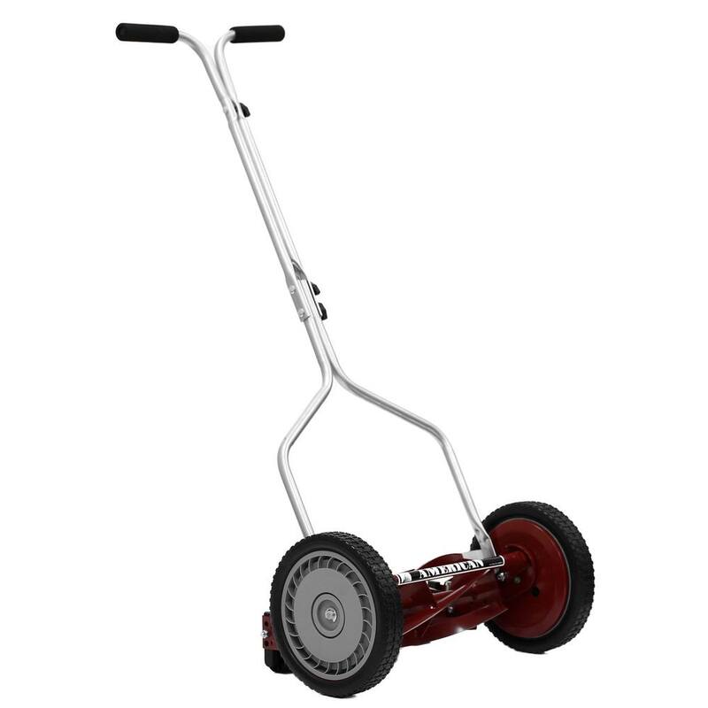 American Lawn Mower Company 14 in. 5-Blade Manual Walk Behind Reel Lawn Mower - 1304-14-21