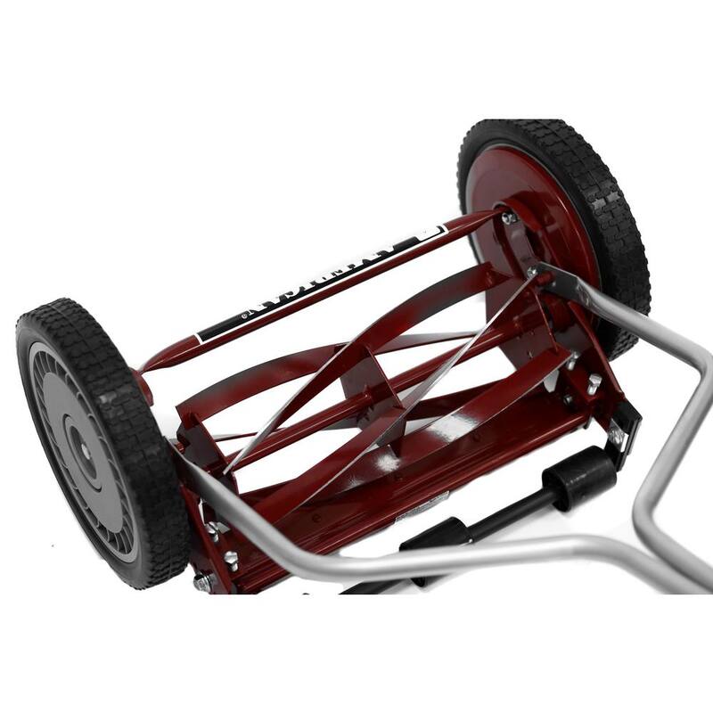 American Lawn Mower Company 14 in. 5-Blade Manual Walk Behind Reel Lawn Mower - 1304-14-21
