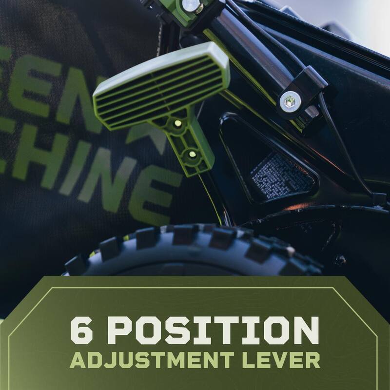 Green Machine 62V Cordless 3-in-1 High Wheel Push Walk Behind Mower, Brushless 22 In. Cutting Width with 4Ah Battery and Rapid Charger - GMPM6200