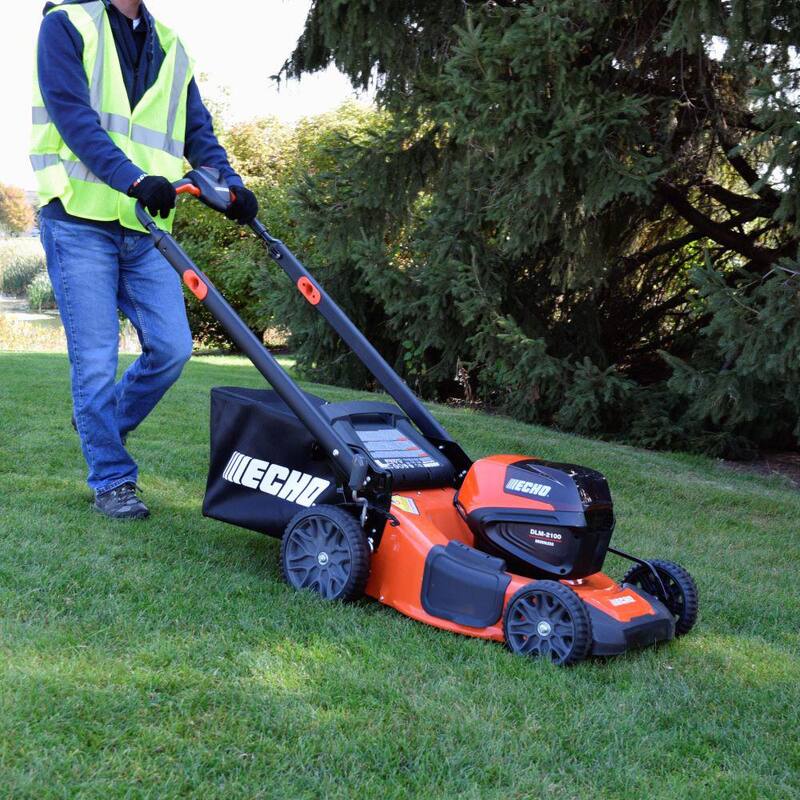 ECHO eFORCE 21 in. 56-Volt Cordless Battery Walk Behind Push Lawn Mower with 5.0 Ah Battery and Standard Charger - DLM-2100C2